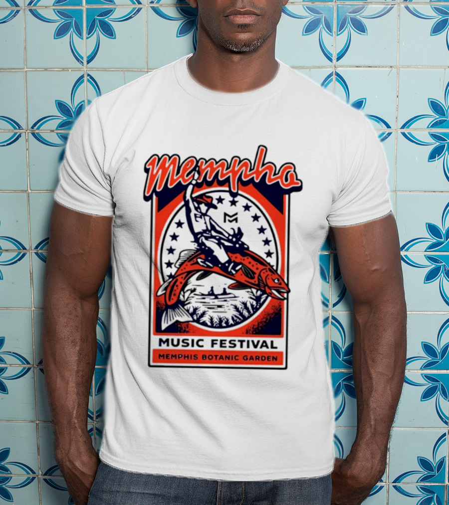 Mempho Music Festival Memphis Botanic Garden Event T-Shirt