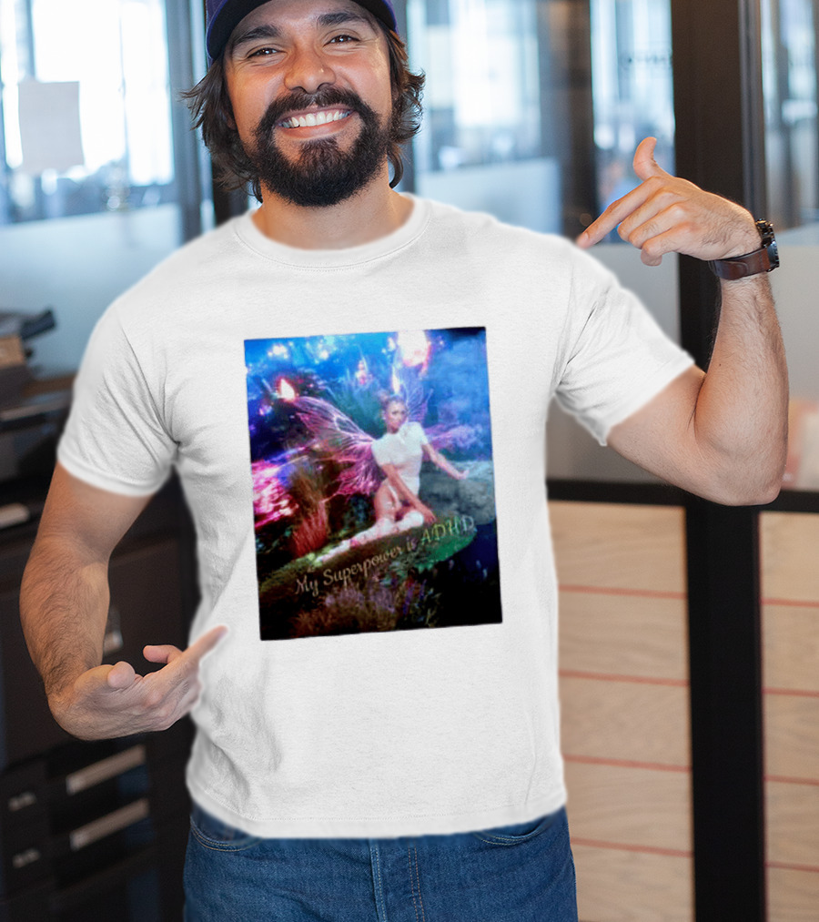 Paris Hilton My Superpower Is ADHD Fairy Meadow T-Shirt
