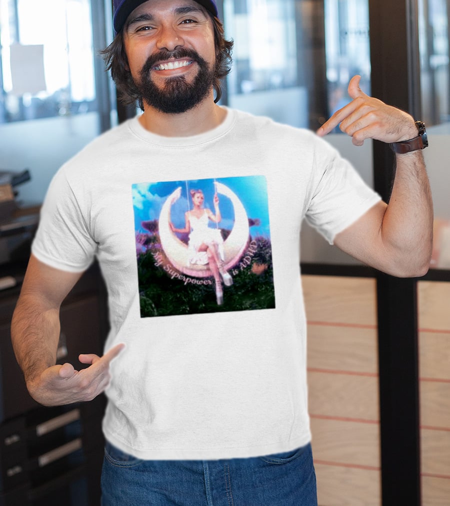 Paris Hilton Moon Swing My Superpower Is ADHD T-Shirt