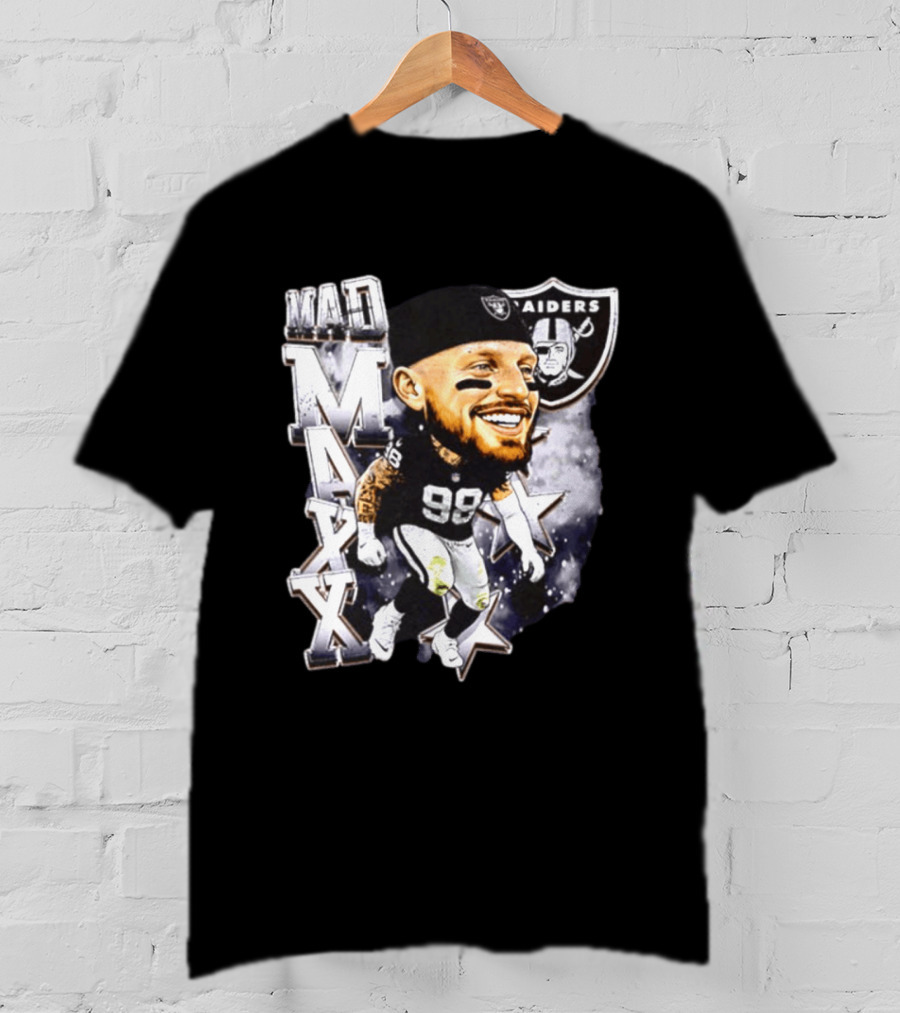 Mad Maxx 98 Raiders Football Player Swag Head T-Shirt