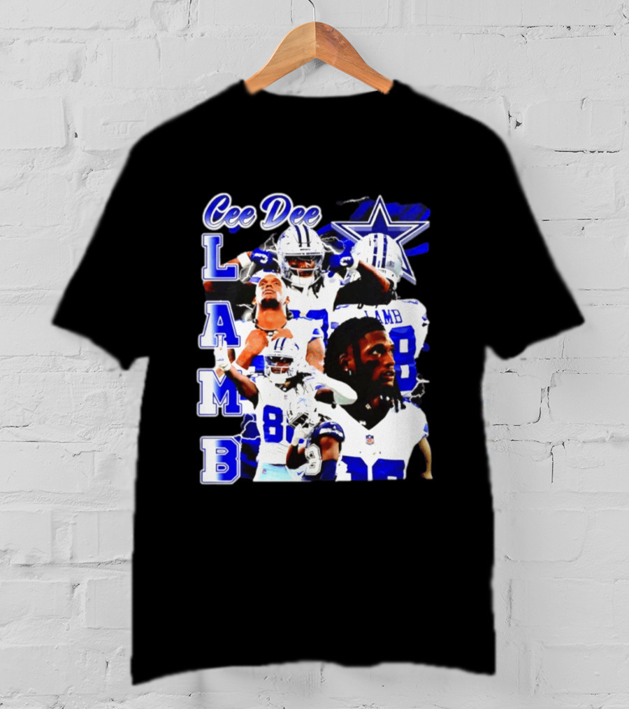 CeeDee Lamb Dallas Cowboys Collage LAMB 88 T-Shirt