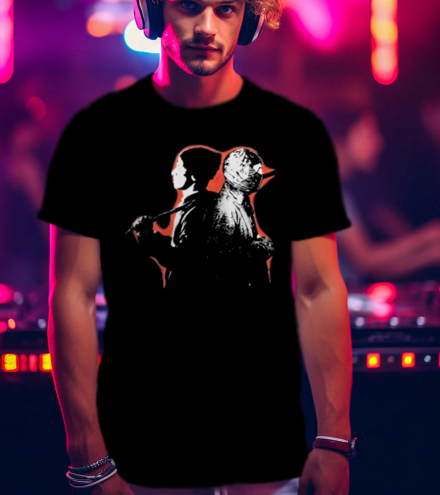 Dark Duo Silhouette Black Sword T-Shirt