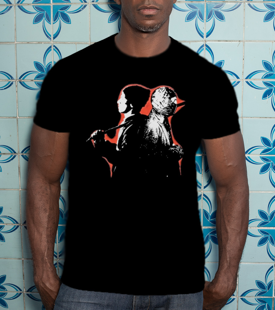 Dark Duo Silhouette Black Sword T-Shirt