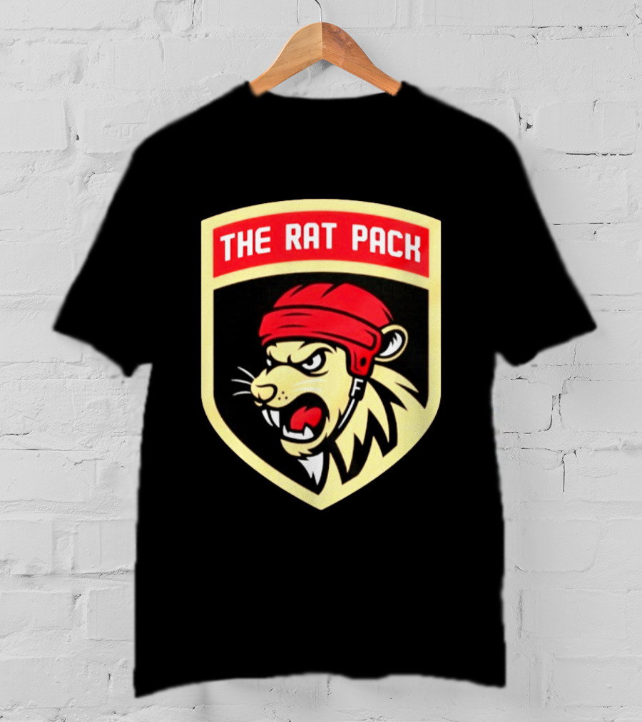 Florida Panthers The Rat Pack NHL Hockey Fierce Lion Head T-Shirt