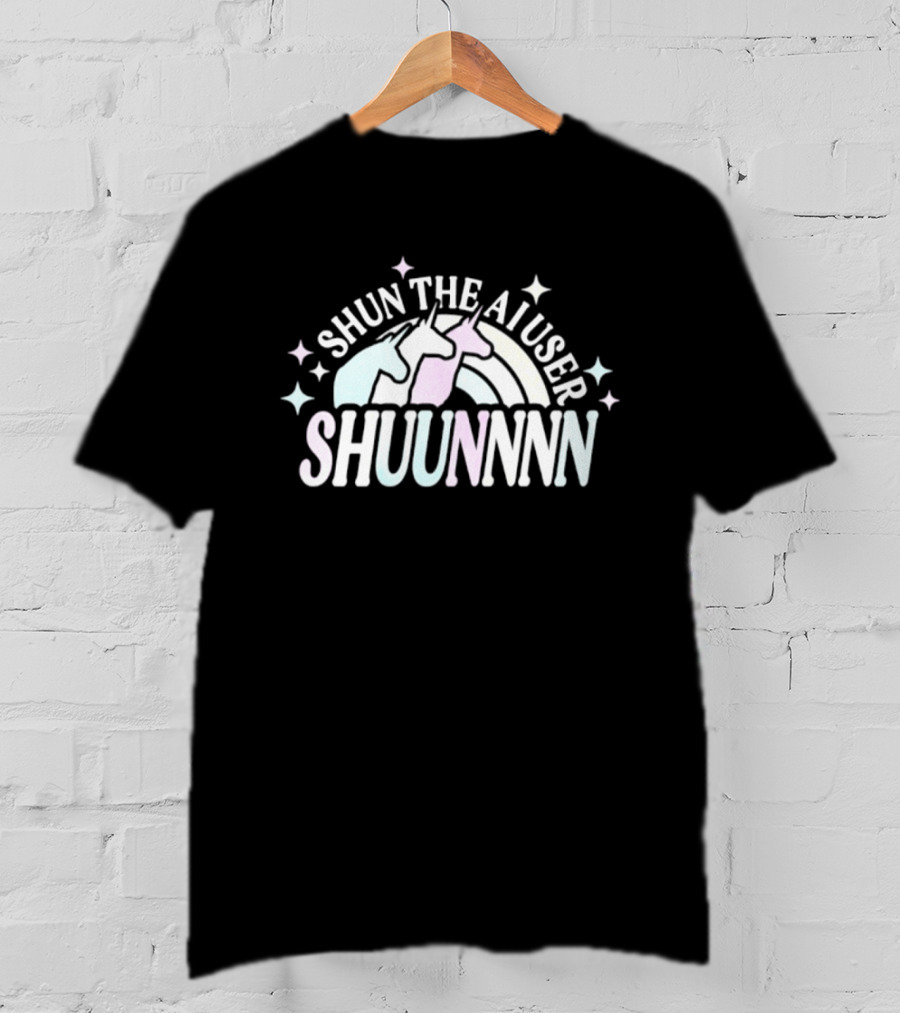 Shun The Aiuser Unicorns Rainbow Shuunnn T-Shirt
