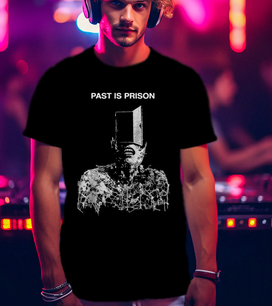 Past Is Prison Dark Horror Door Head Creepy T-Shirt