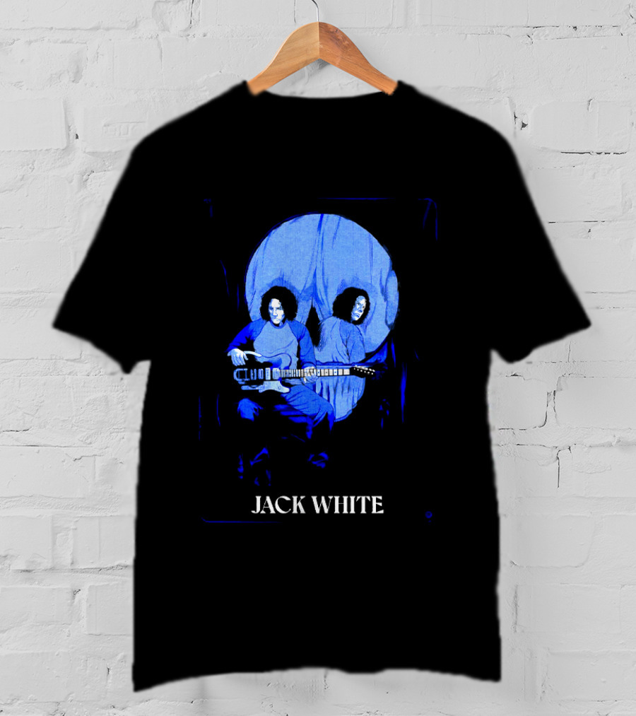 Jack White Cincinnati OH 2026 Event Live At Megacorp Pavilion September 18 Skull Guitarists T-Shirt