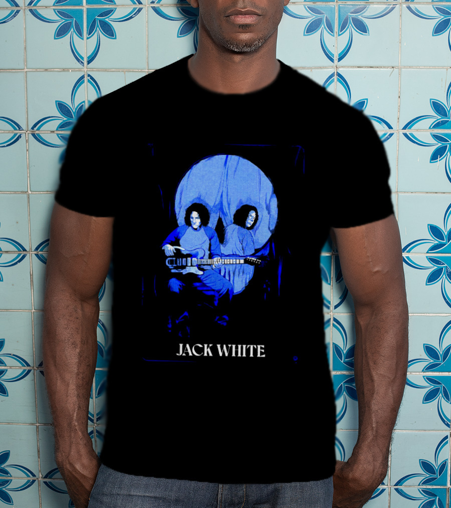 Jack White Cincinnati OH 2026 Event Live At Megacorp Pavilion September 18 Skull Guitarists T-Shirt