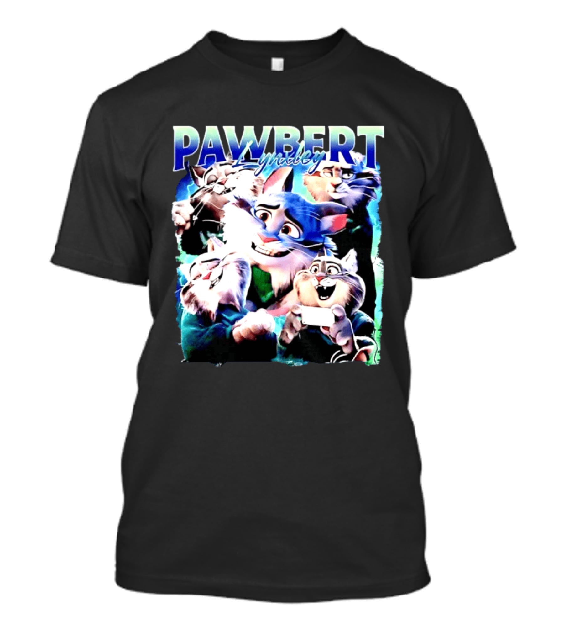 PAWBERT Lynxley Movie Feline Lynx Cat T-Shirt