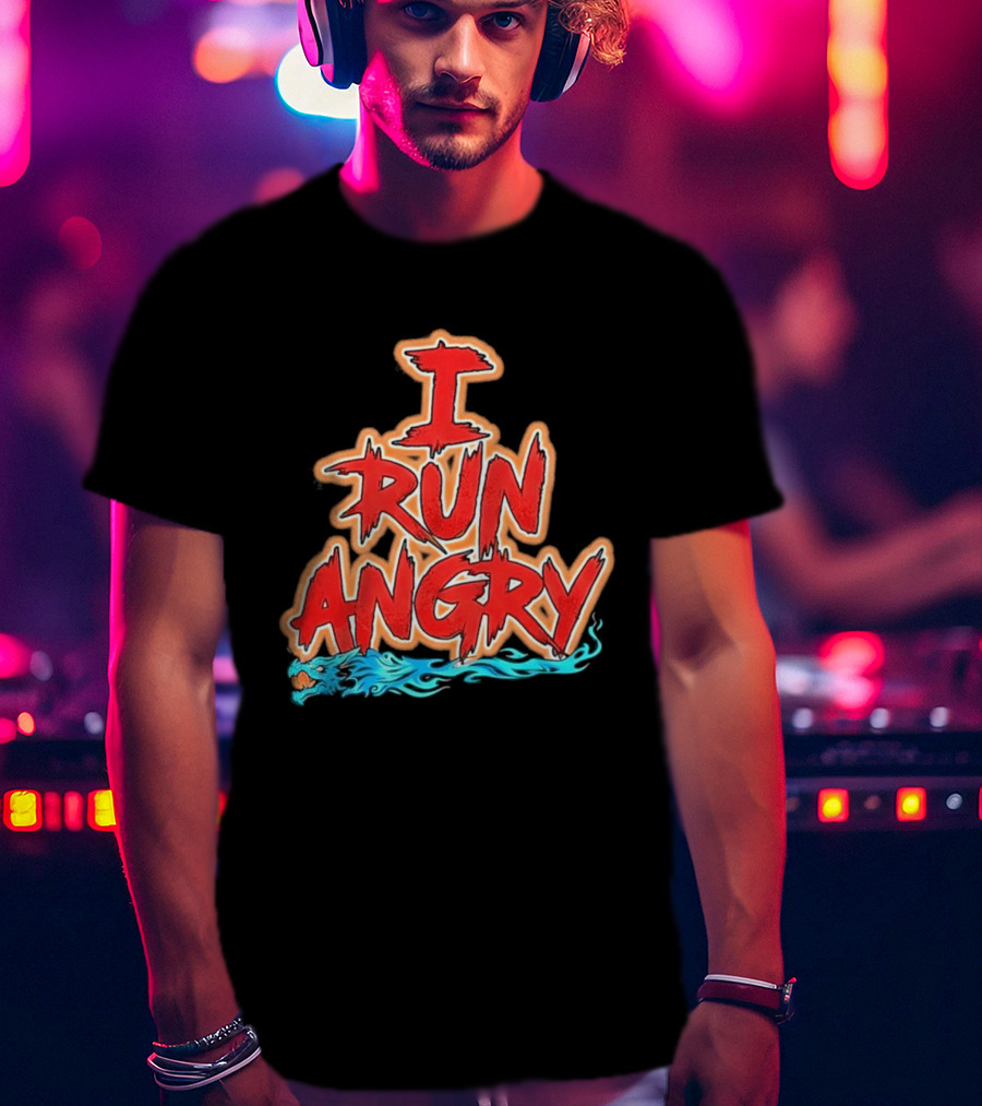I Run Angry Josh Jacobs Game Day T-Shirt