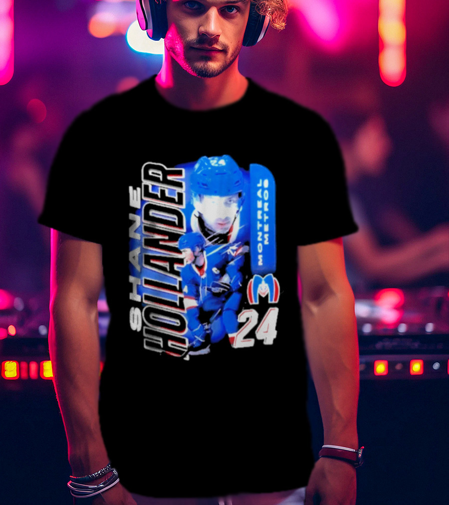 Shane Hollander 24 Montreal Metros Hockey Movie Rivalry T-Shirt