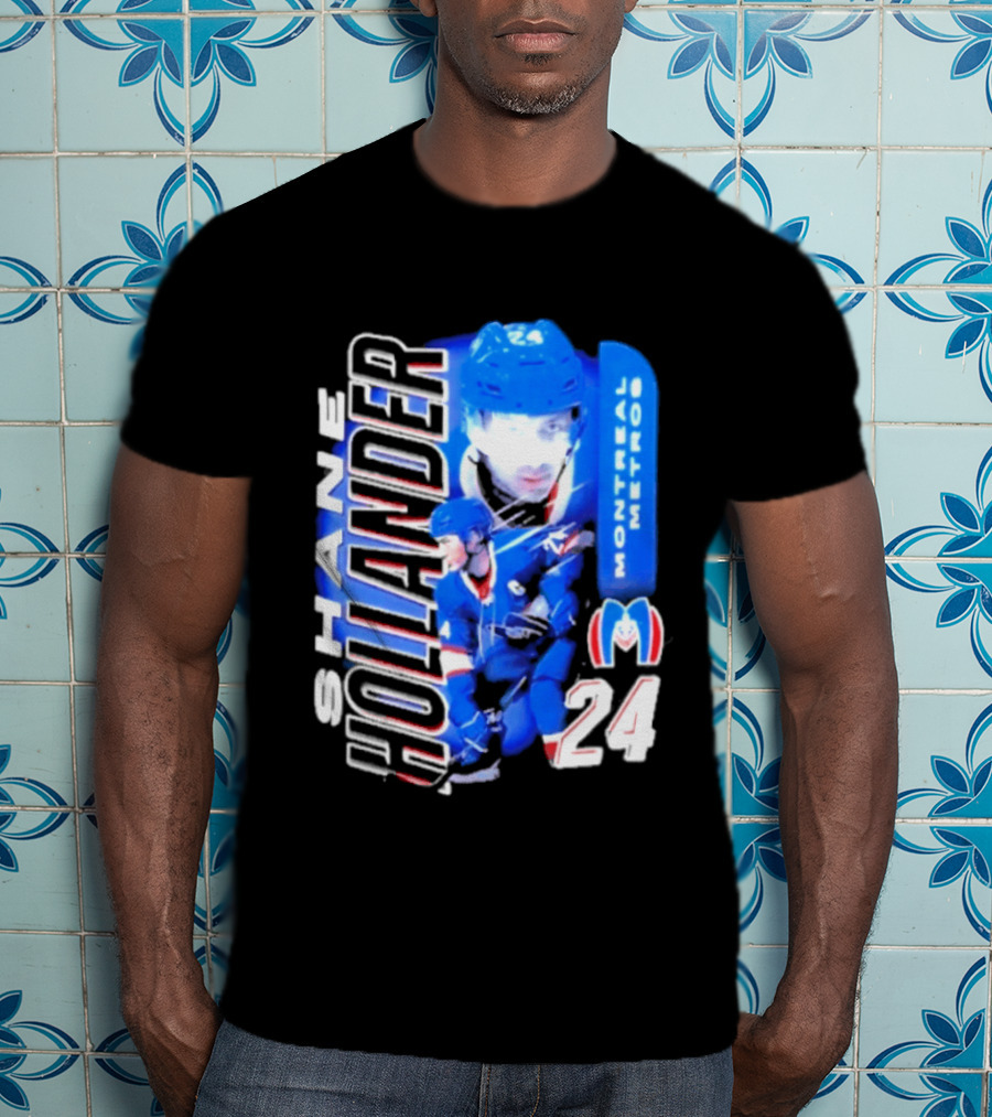 Shane Hollander 24 Montreal Metros Hockey Movie Rivalry T-Shirt