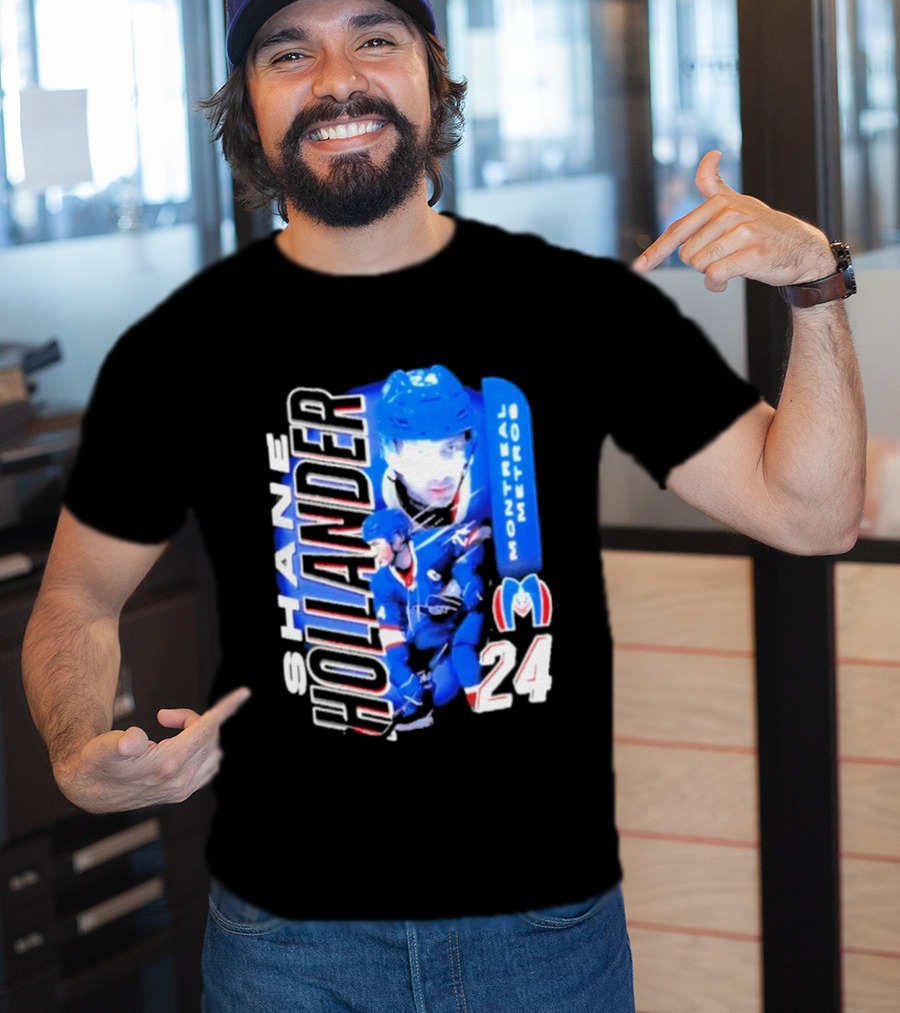 Shane Hollander 24 Montreal Metros Hockey Movie Rivalry T-Shirt