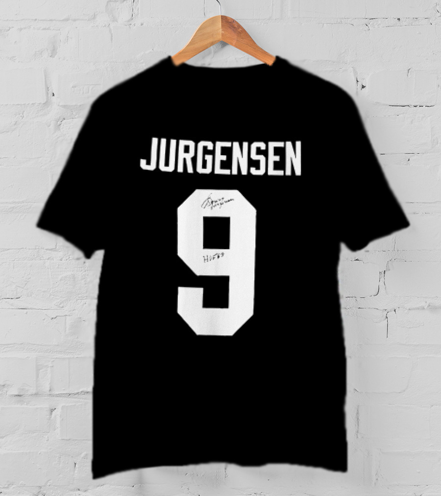 Jurgensen 9 Sonny Jurgensen Washington Redskins In Memory Of 1934 2026 Players 2 Sided T-Shirt