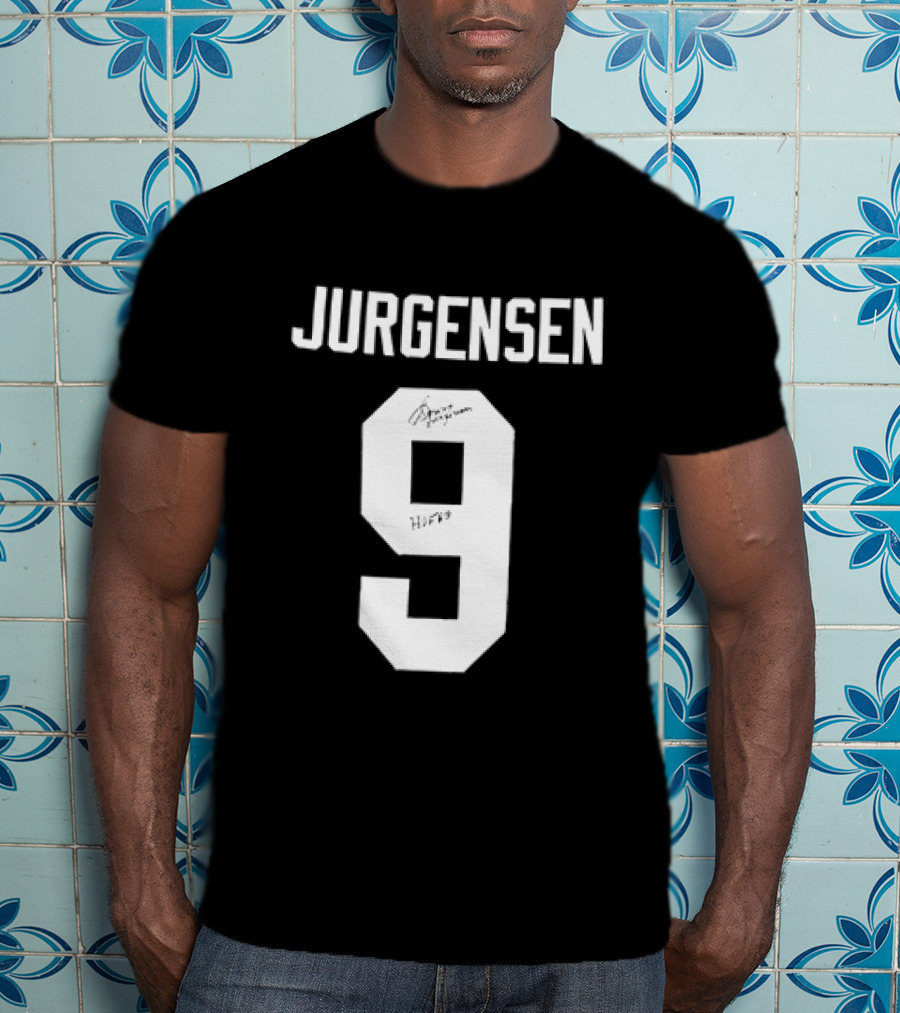 Jurgensen 9 Sonny Jurgensen Washington Redskins In Memory Of 1934 2026 Players 2 Sided T-Shirt