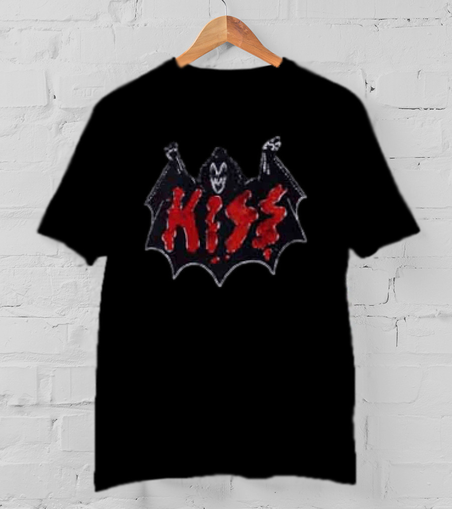 Kiss Halloween Bat Wing 2026 T-Shirt
