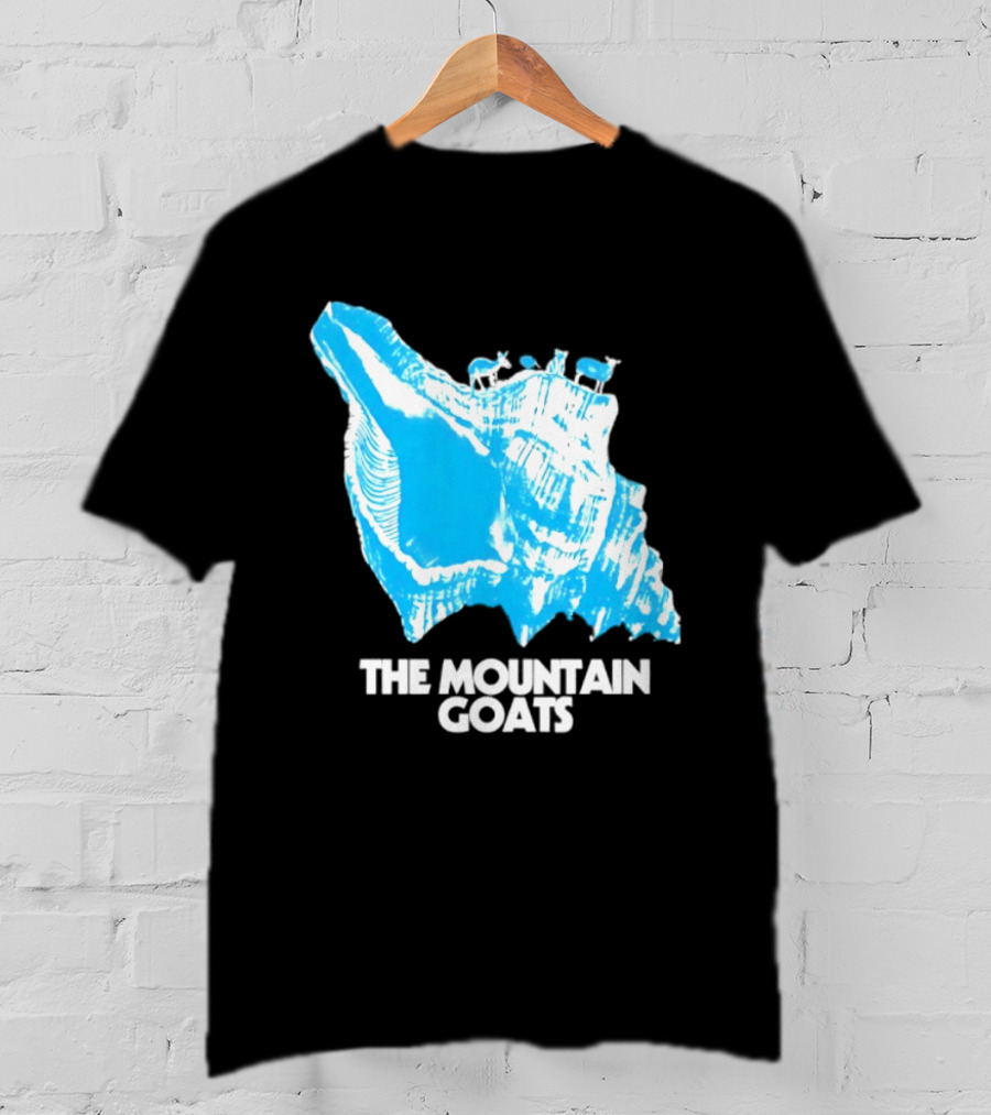 The Mountain Goats Indie Rock John Darnielle Blue Conch T-Shirt