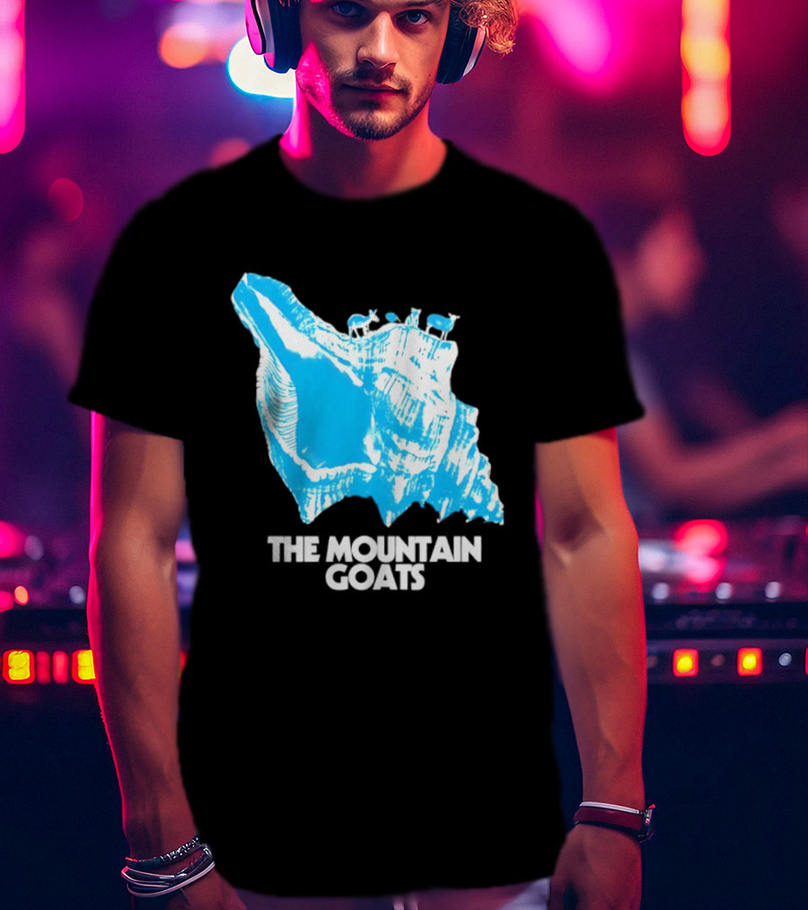 The Mountain Goats Indie Rock John Darnielle Blue Conch T-Shirt
