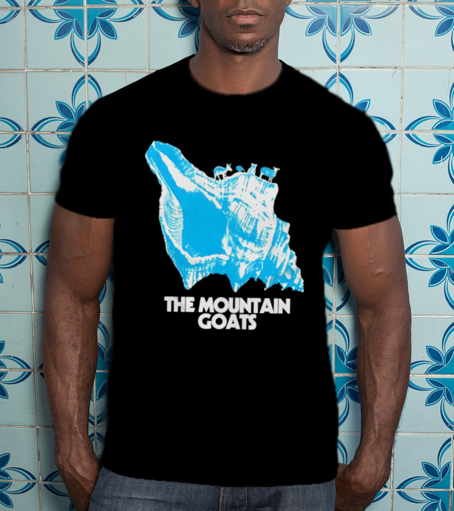 The Mountain Goats Indie Rock John Darnielle Blue Conch T-Shirt