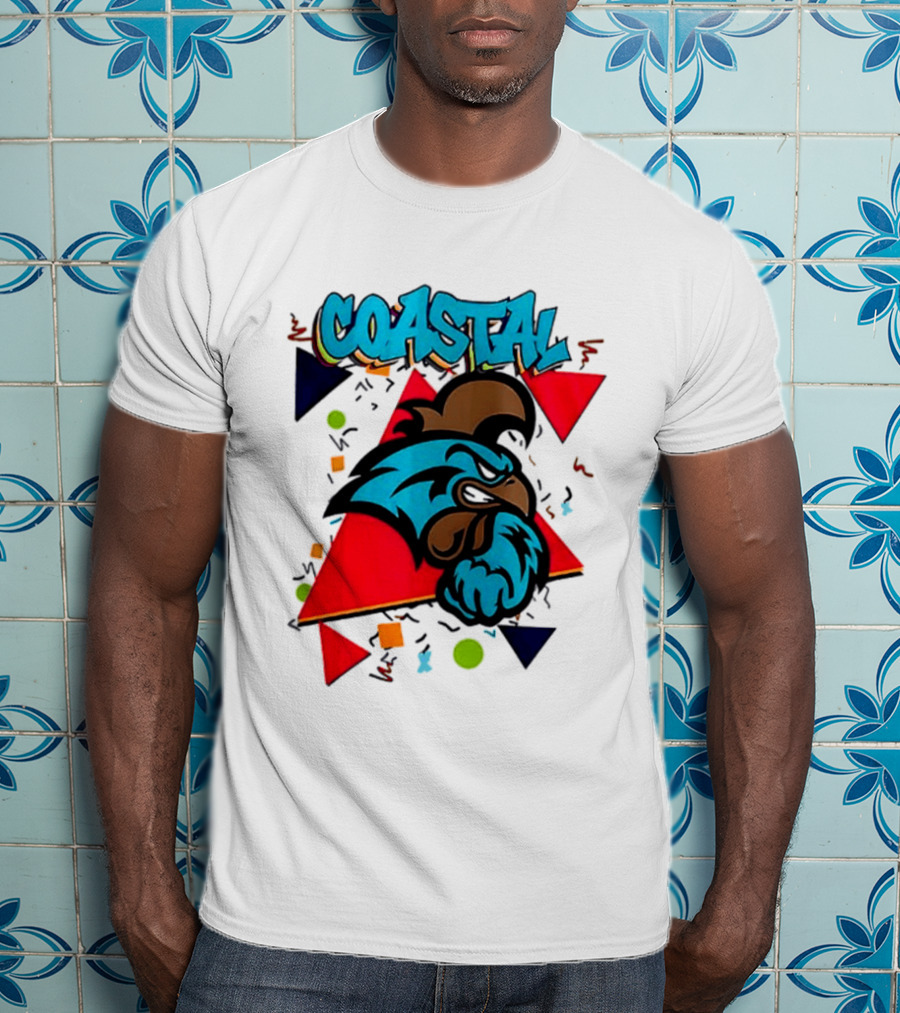 Coastal Carolina Chanticleers 90s NCAA Football 2026 Two Sided T-Shirt