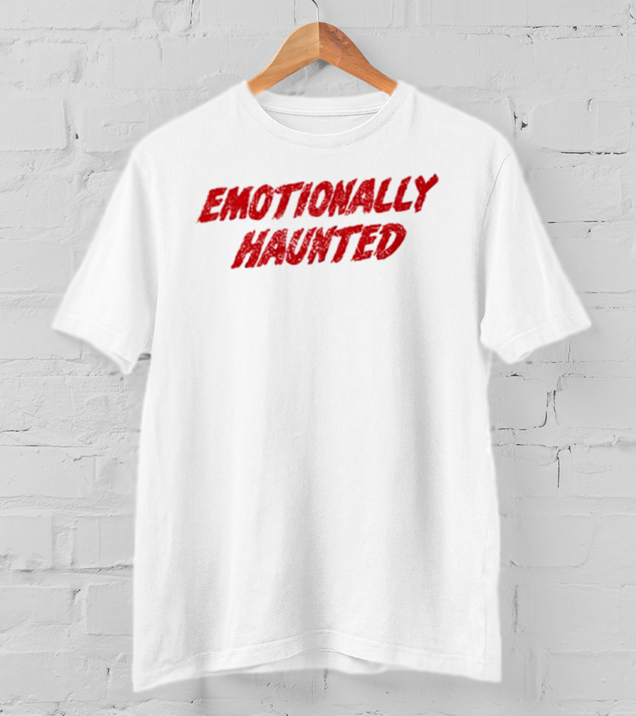 Emotionally Haunted Red T-Shirt