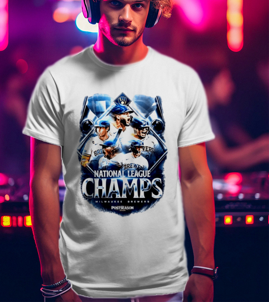Milwaukee Brewers National League Champs 2026 Postseason T-Shirt