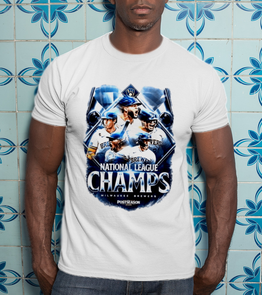 Milwaukee Brewers National League Champs 2026 Postseason T-Shirt