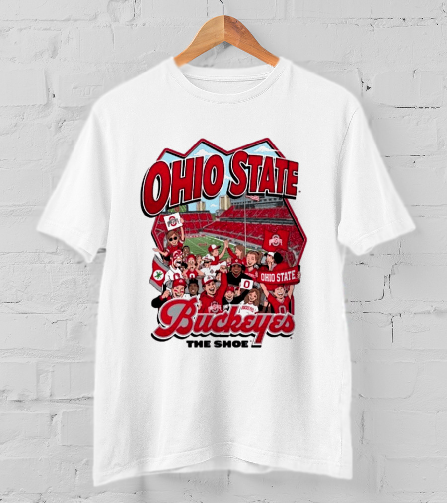 Ohio State Buckeyes The Shoe 2026 Football Ohio Stadium T-Shirt