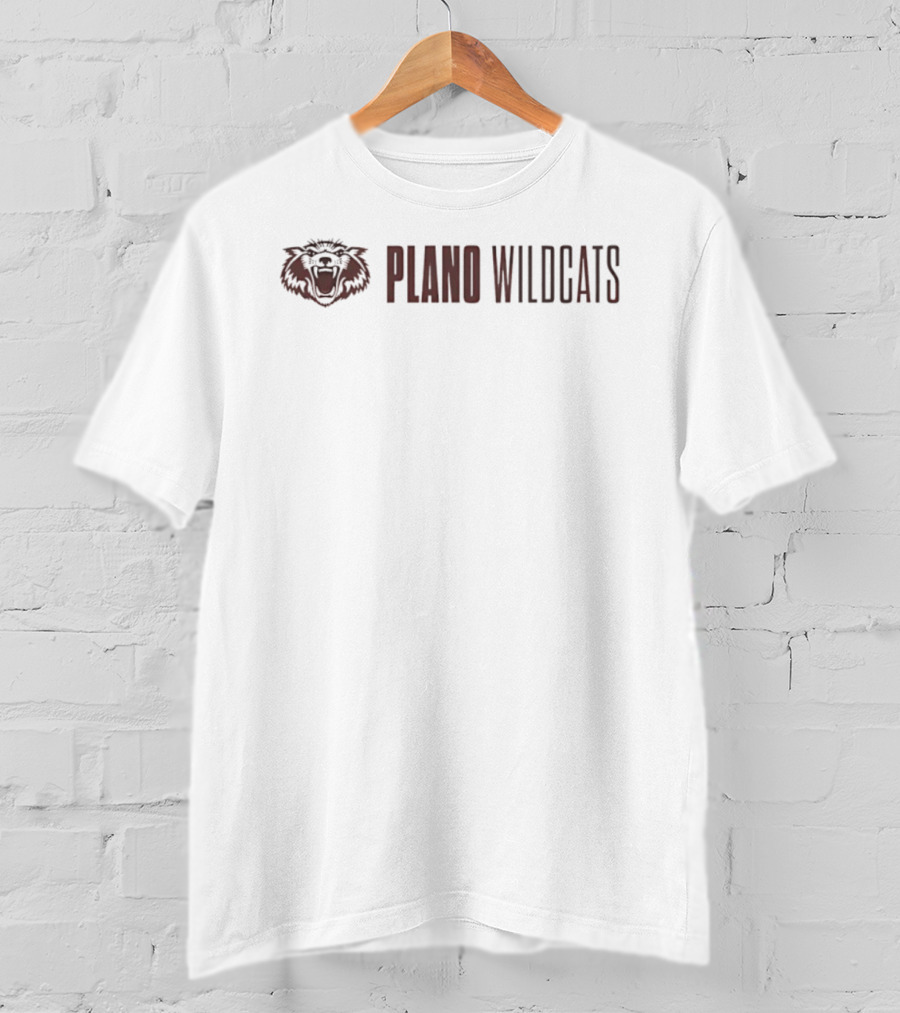 Plano Wildcats Wordmark 2026 Roaring Bear T-Shirt