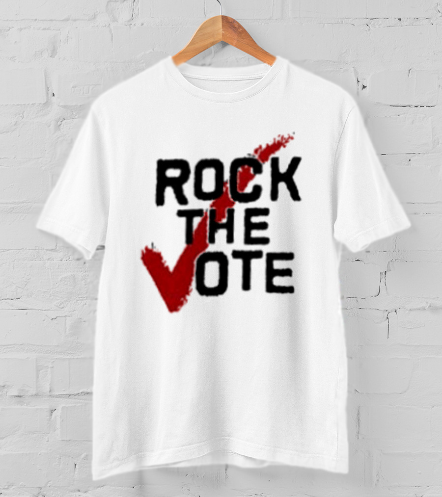 Rock The Vote You Don't Let Other People Choose Your Music Why Let Them Choose Your Future T-Shirt