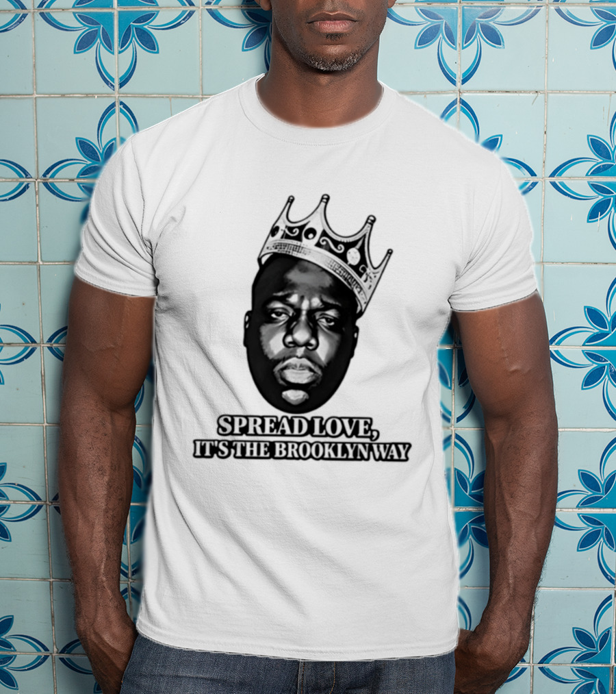 Jo Koy Biggie Spread Love It's The Brooklyn Way Crowned T-Shirt