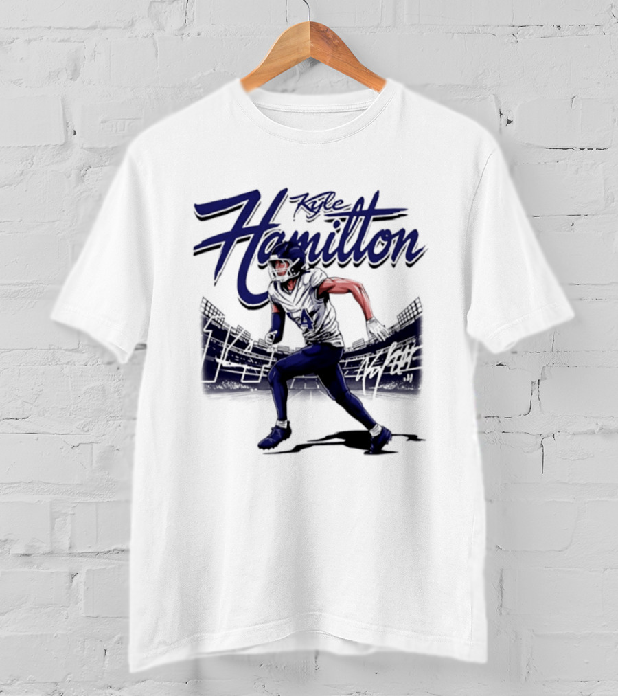 Hamilton Kyle 14 Baltimore Ravens Player Name T-Shirt