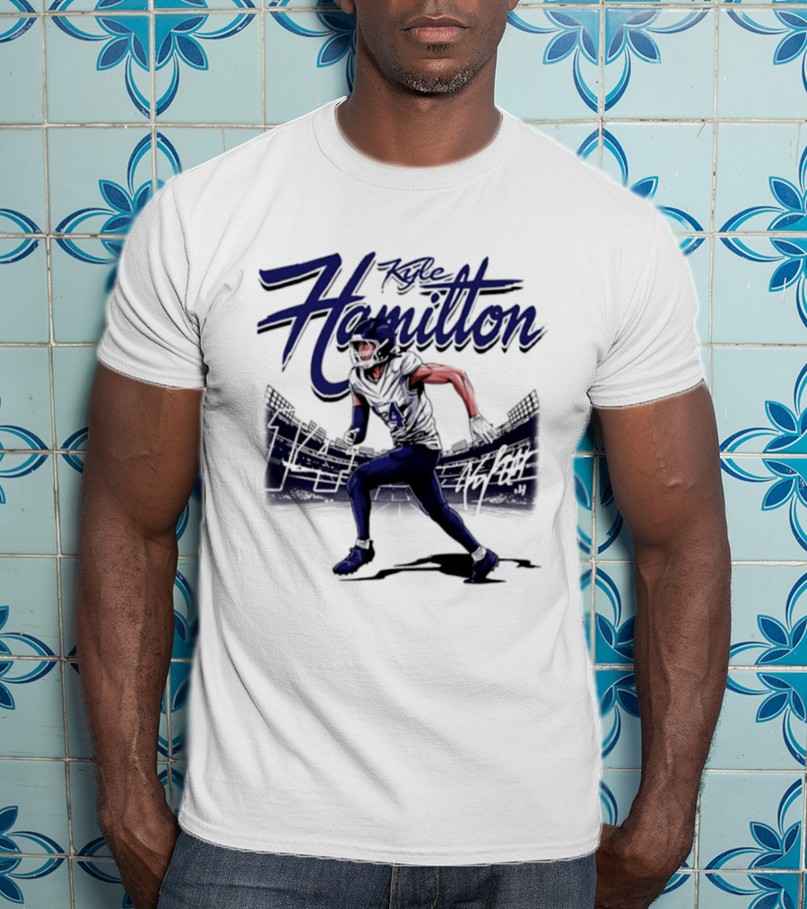 Hamilton Kyle 14 Baltimore Ravens Player Name T-Shirt