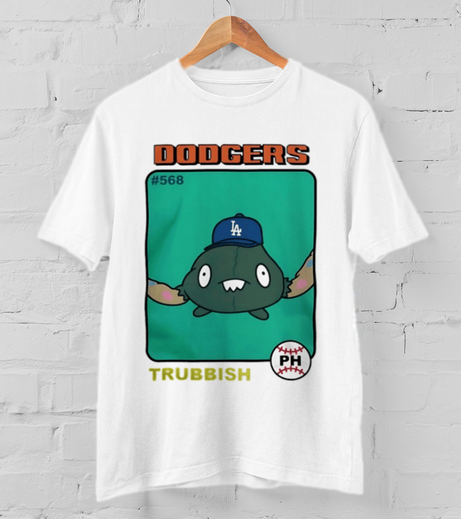 Los Angeles Dodgers Trubbish Pokémon Hat PH #568 T-Shirt