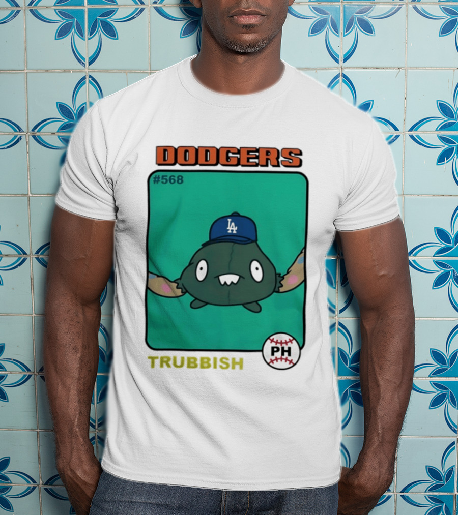 Los Angeles Dodgers Trubbish Pokémon Hat PH #568 T-Shirt