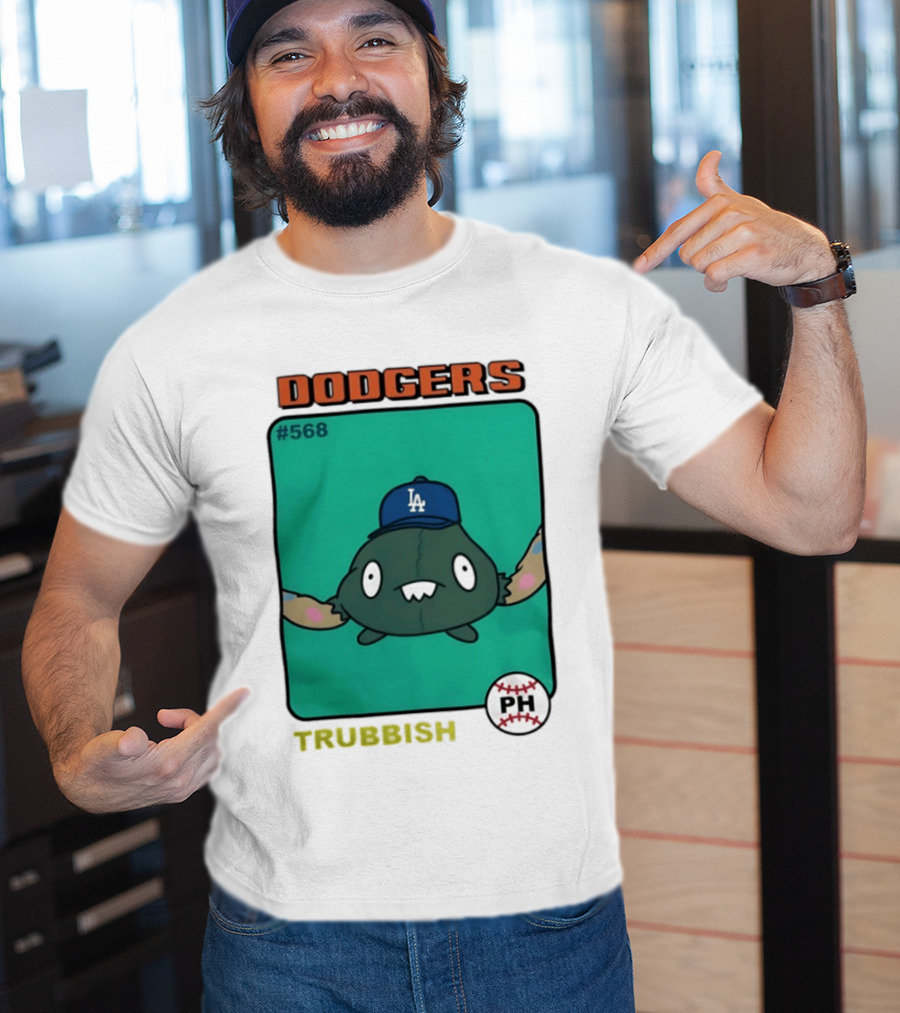 Los Angeles Dodgers Trubbish Pokémon Hat PH #568 T-Shirt