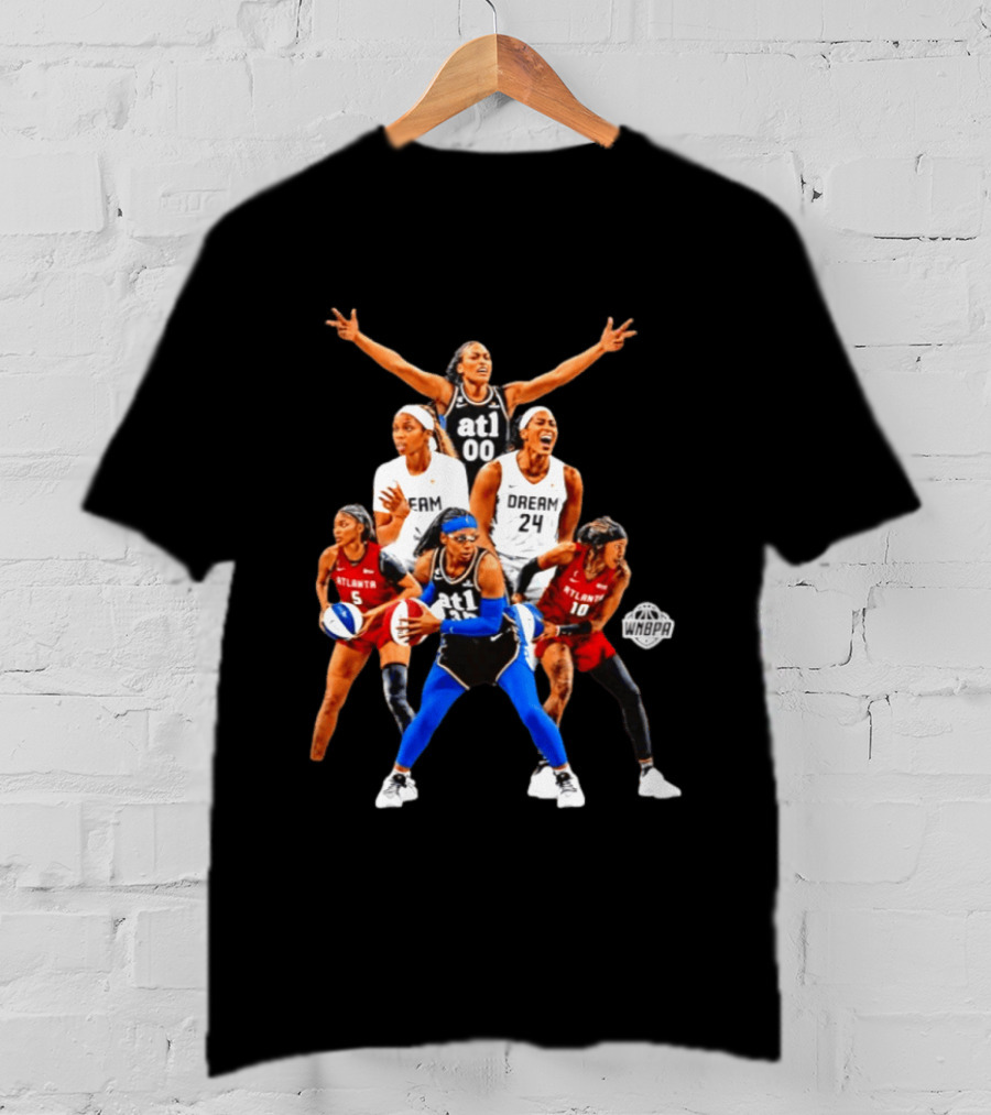 Atlanta Dream ATL All For ATL WNBPA 2026 Basketball Team Collaboration T-Shirt