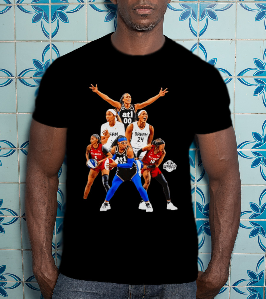 Atlanta Dream ATL All For ATL WNBPA 2026 Basketball Team Collaboration T-Shirt