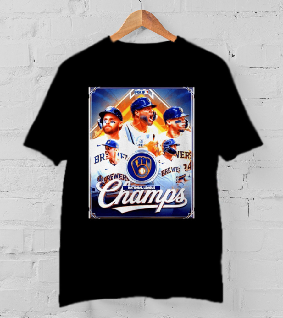 Milwaukee Brewers 2026 MLB Postseason NLCS Champs National League T-Shirt