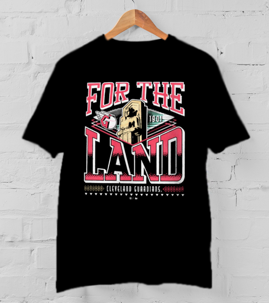 Cleveland Guardians For The Land 1901 Team Spirit Baseball T-Shirt