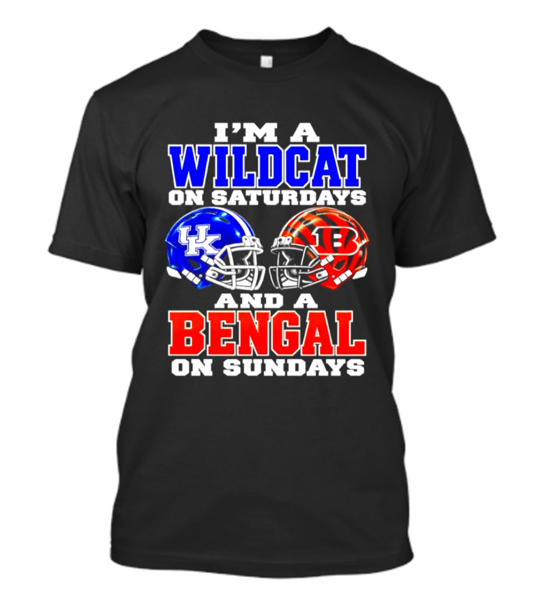 I'm A Kentucky Wildcat On Saturdays And A Bengal On Sundays T-Shirt