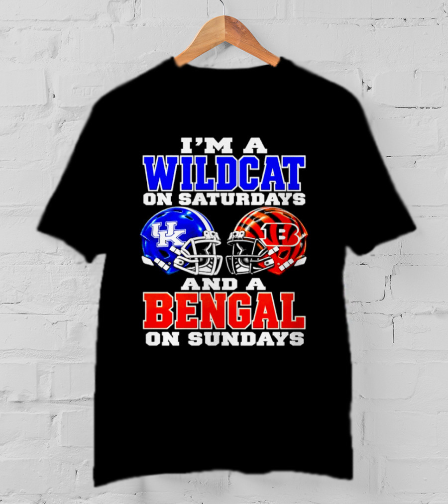 I'm A Kentucky Wildcat On Saturdays And A Bengal On Sundays T-Shirt