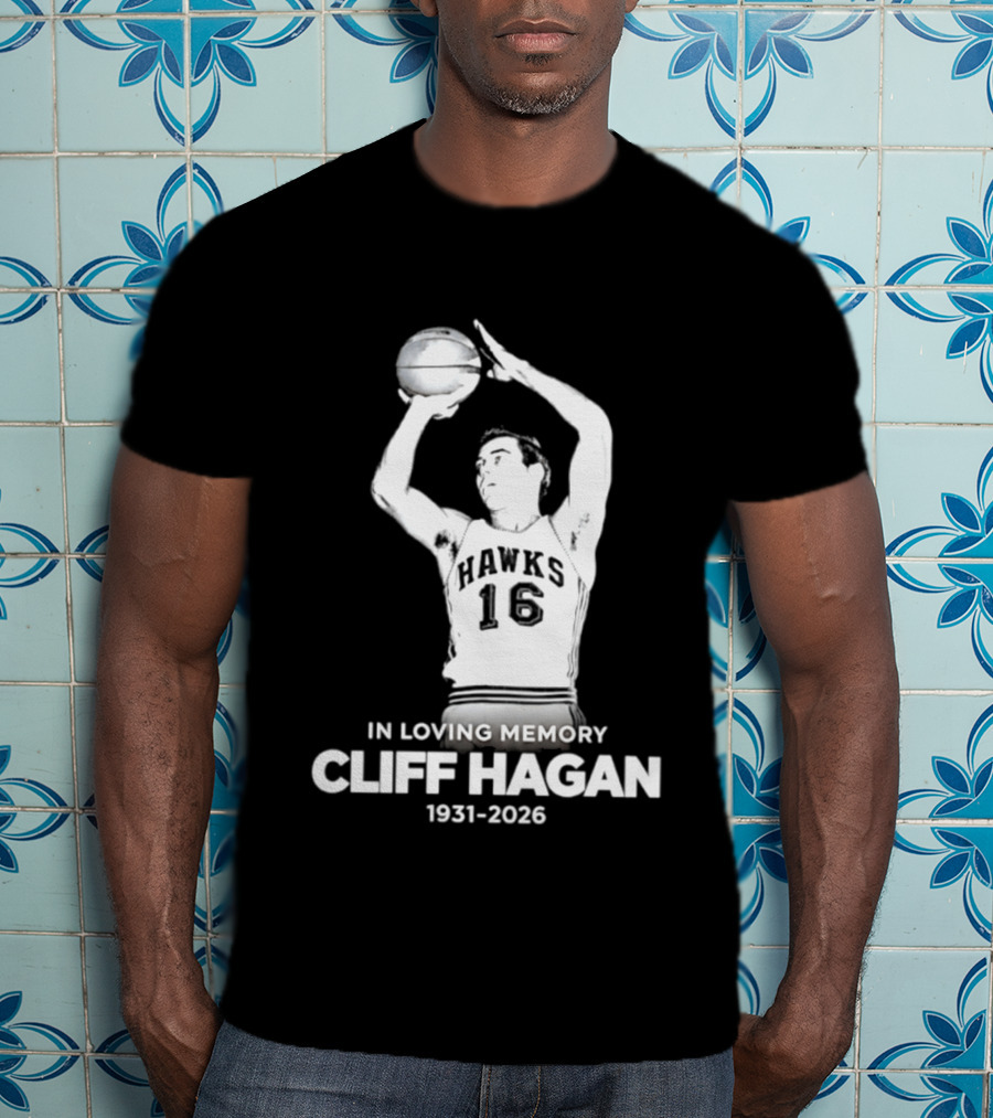 In Loving Memory Cliff Hagan 1931 2026 Basketball Legend T-Shirt