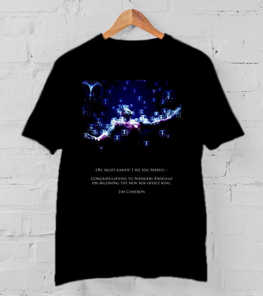 Oel Ngati Kameie I See You Marvel Congratulations To Avengers Endgame On Becoming The New Box Office King Jim Cameron T-Shirt