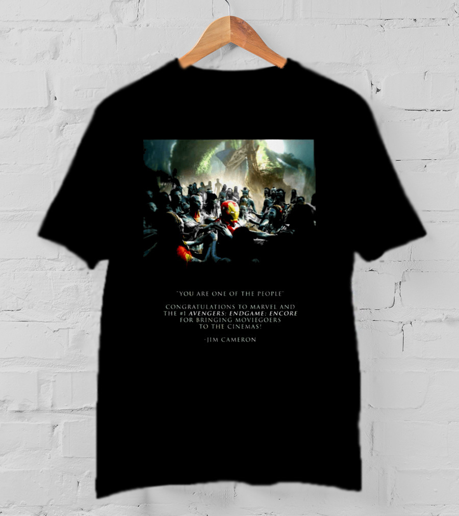 James Cameron Avengers Endgame Encore Congratulations Marvel Avatar T-Shirt
