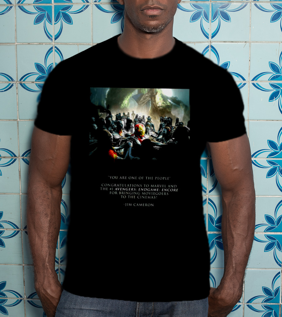 James Cameron Avengers Endgame Encore Congratulations Marvel Avatar T-Shirt