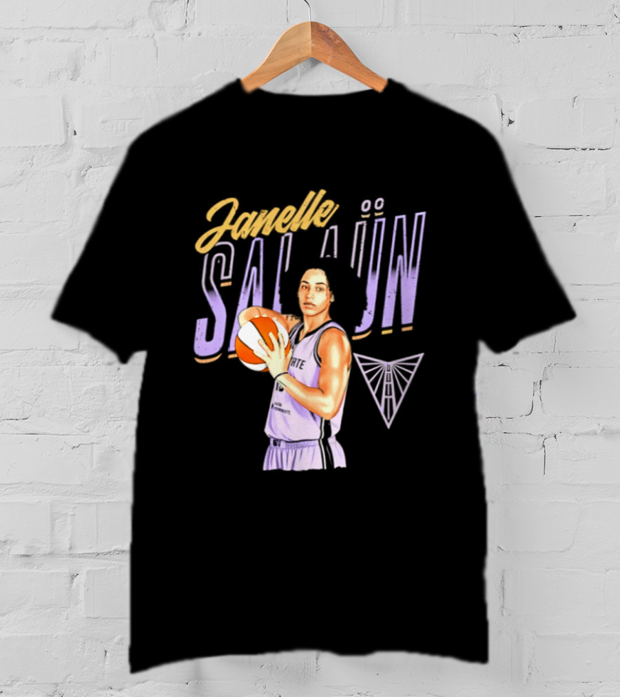 Janelle Salaun Golden State Valkyries Basketball Pose 2026 T-Shirt