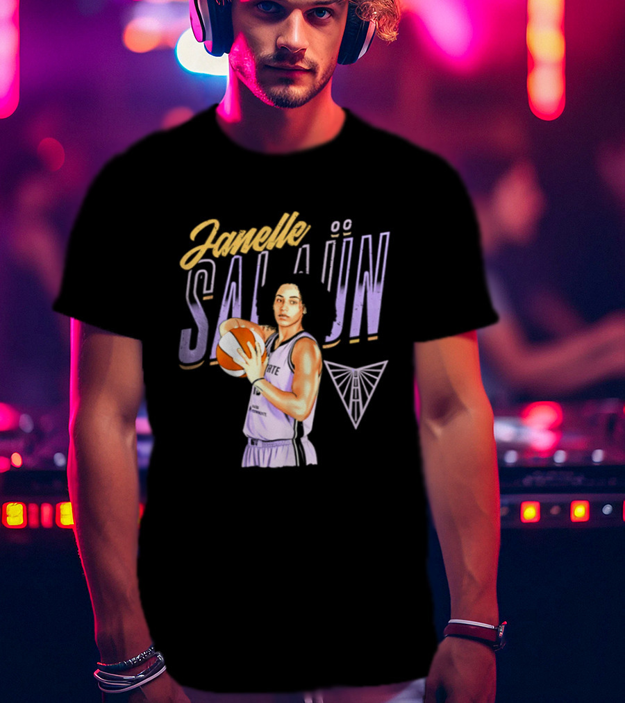 Janelle Salaun Golden State Valkyries Basketball Pose 2026 T-Shirt