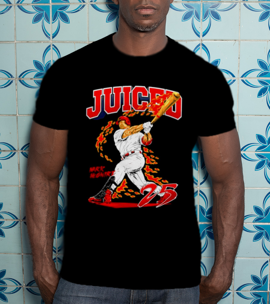 Juiced 25 St. Louis Cardinals MLB Slugger Swing T-Shirt