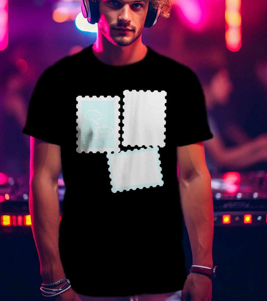 MassBQ Postage Stamps Speech Bubbles Collection T-Shirt